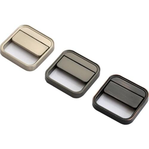 4 Pieces Zinc Alloy Simple Pearl Grey Buckle Drawer Shoes Cabinet Closet Door Handle
