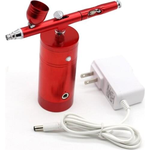 Air Brush Airbrush Compressor Kit Multi-purpose Spray Art Paint Gun with Compressor Set for Cake Tattoos Nail Tools
