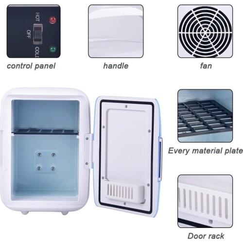 Car Electric Refrigerator 4L Car Home Dual Use Mini Refrigeration Machine USB Freezer Cheap Price Safe Material Portable Fridge