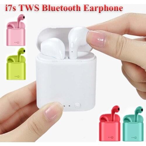 High Quality i7s Tws Wireless Headphones Bluetooth 5.0 Earphone Black/White Color Suit For Samsung iPhone huawei xiaomi phones