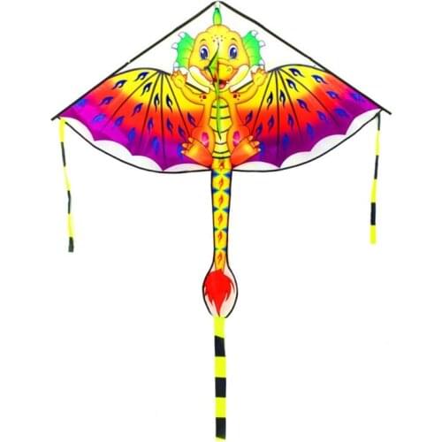 Large Colorful Rainbow Kite Delta Long Tail Nylon Outdoor Surf Kids Toys Flying Kid With Kite Kites Outdoor Line For Chi