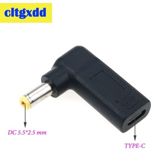Cltgxdd USB 3.1 Type C USB-C Female to DC 5.5*2.5 mm Male Power Charge Adapter Connector Adaptor Type-c For Laptop