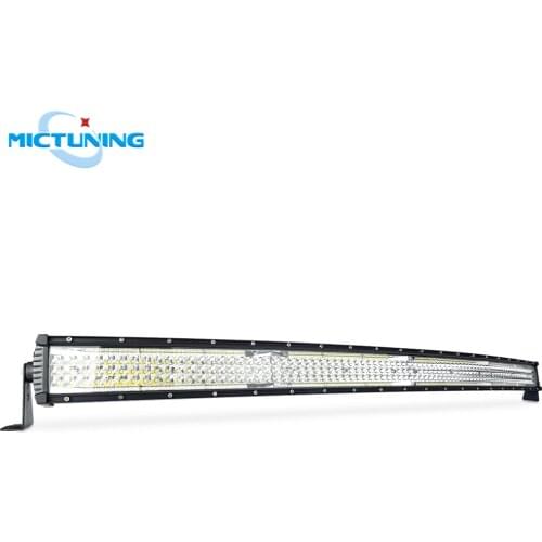 MICTUNING 42" Five row Curved LED Light Bar Spot Flood Led Work Fog Lamp 26000LM for SUV ATV RV PickUp Truck Offroad Car Styling