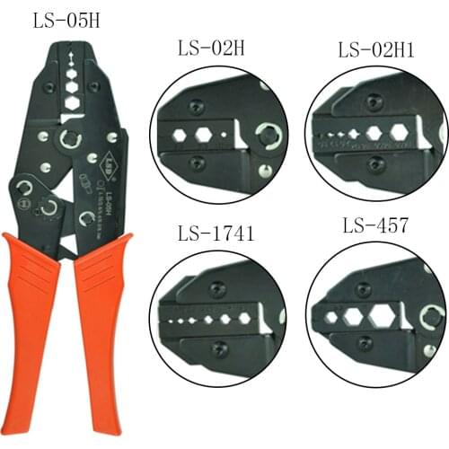 Coaxial crimping plier LS-05H/02H/02H1/457/1741 RG55 RG58 RG59,62 RG8 LMR316,400 cable SMA/BNC connectors coax crimper tool