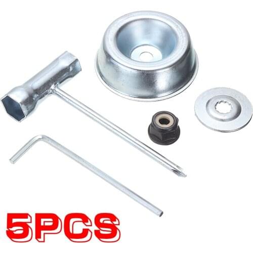 Gardening Machine Lawnmower Blade Adapter Attachment Washer Kit For Strimmer Brushcutter Adapter 5Pcs/Set