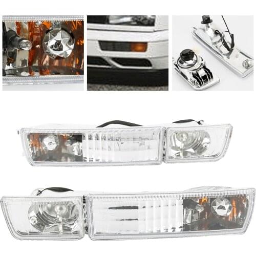 2Pcs Turn Signals & 2x Fog Lights LED Lamp For VW Golf/Jetta MK3 1993-1999 Durable Car Fog lamp Car Lights Exterior Accessories