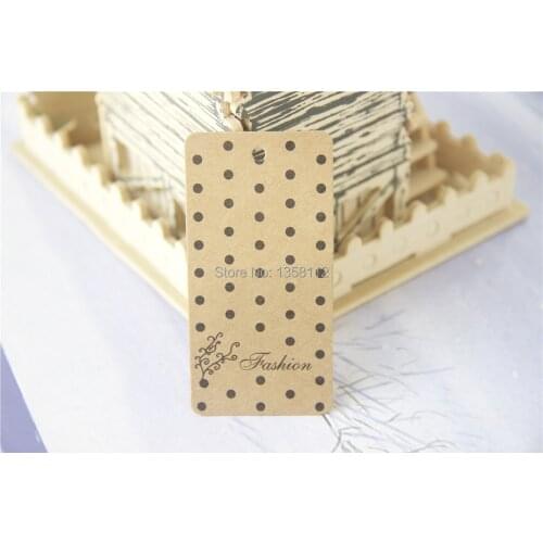 Kraft Hang Tags Custom Hangtag Card Price Tags Luggage Tag
