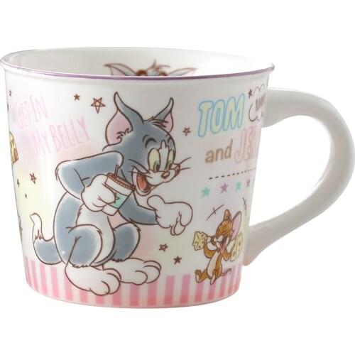 Cute Cartoon Mouse Cat Cup Hand-painted Tea Milk Coffee Mug Ceramic Drinkware Gift