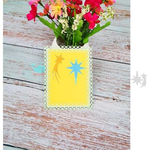 Meteor Star Dies Cuts Metal Embossing Punch Knife Stencil for Scrapbooking Photo Album Decorative DIY Paper Cards Making