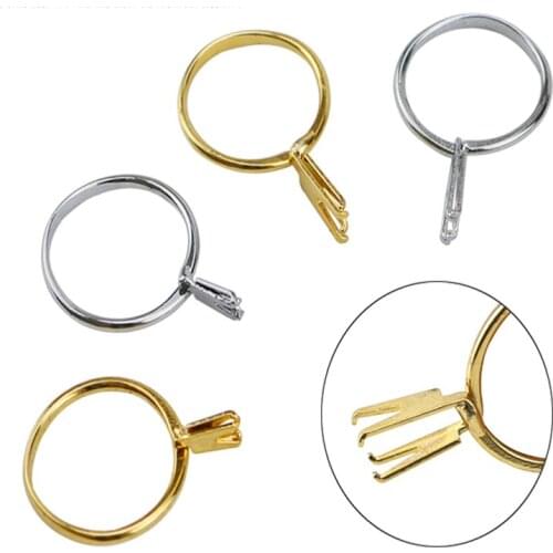 New Metal Ring Holder Naked Gemstone Diamond Claw Display Prong Ring Stone Diamond Clamp Holder Tools Jewelry Making Accessory