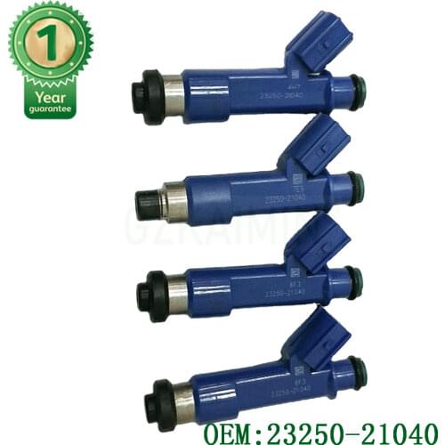 Set 4 top quality test! FUEL INJECTOR NOZZLE INJECTION OEM 23250-21040 23209-21040 FOR Toyota Yaris
