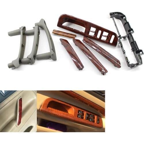 Peach Car Handle Set Cover Trim Fit For VW Passat B5.5 1998-2005 Pull Grab Grey