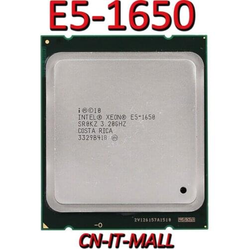 Intel Xeon E5-1650 CPU 3.2GHz 12MB Cache 6 Cores 12 Threads LGA2011 Processor