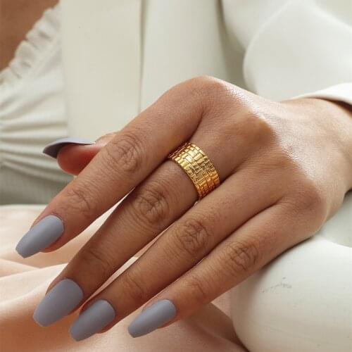 Simple style Adjustable Openning Ring For Women