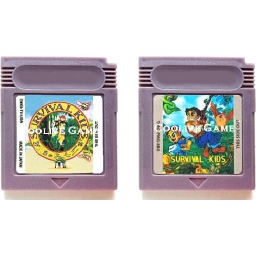 Grey Shell Survival Kids 1 2 Video Game Memory Cartridge Card for 16 Bit Console Accessories
