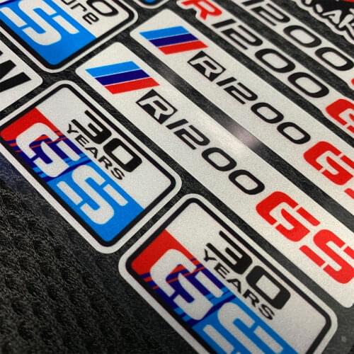 Reflective Decals FOR BMW R1200GS R 1200 GS Motorcycle reflective LOGO Car Styling Stickers Decals