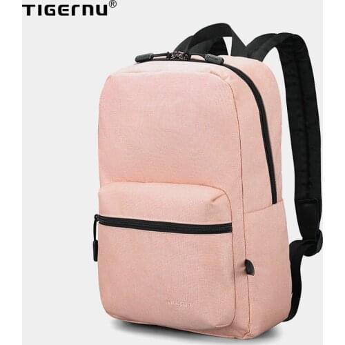 Tigernu New Arrival Women Pink High Quality School Backpacks Bags Soft Light For Girls Travel Mochilas Female Casual Lovely Bags