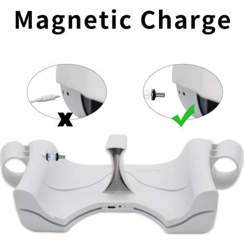 Charger VR Headset Charging Stand Station VR Charging Stand Station Display Docking Charger Showcase for Quest 2