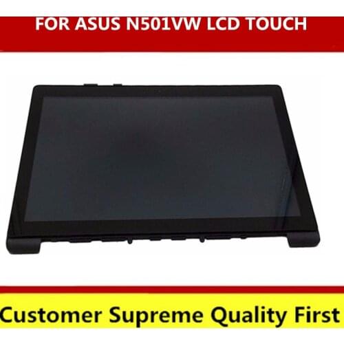 15.6" 4K UHD LCD Touch Screen+Bezel Assembly For Asus ZENBOOK Pro UX501VW-FJ098T Free shipping