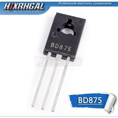 1pcs BD875 TO-126 875 TO126 NPN planar transistor Darlington