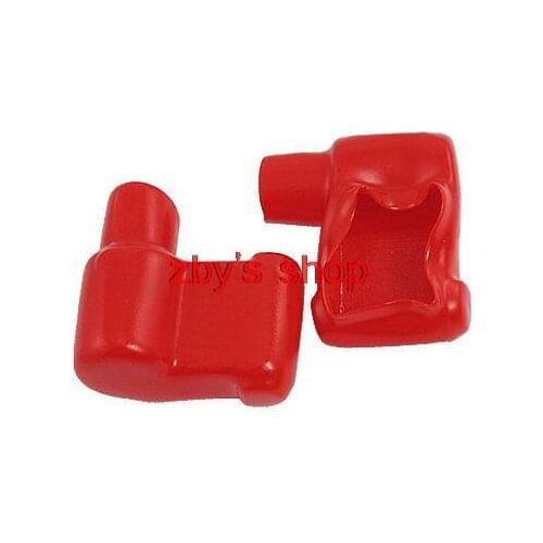 10 x Auto Car Battery Cable Terminal Boots Protective Soft Sleeves Red