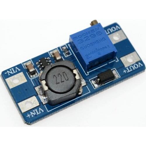 5pcs MT3608 DC-DC Boost Module 2A 2-24V liter 5/9/12/-28V adjustable Voltage Regulators