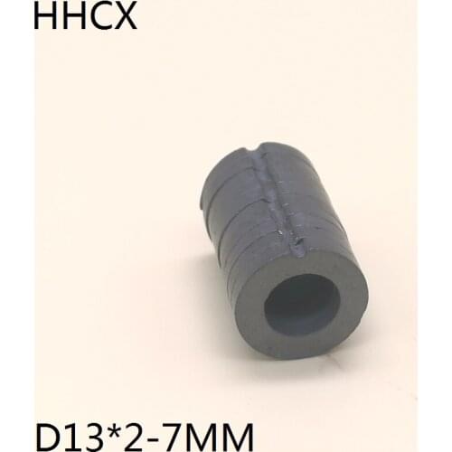 50pcs/lot Y30 Ring Ferrite Magnet 13*2 mm Hole 7mm Permanent magnet 13mm x 2mm Black Round Speaker magnet 13x2 mm 13*2-7