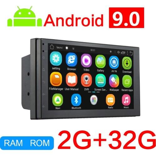 7" Android 9.0 2Din Wifi Car Multimedia RAM 2G + ROM 32G GPS Double Din Autoradio Stereo Bluetooth 2 Din Auto Radio USB 47