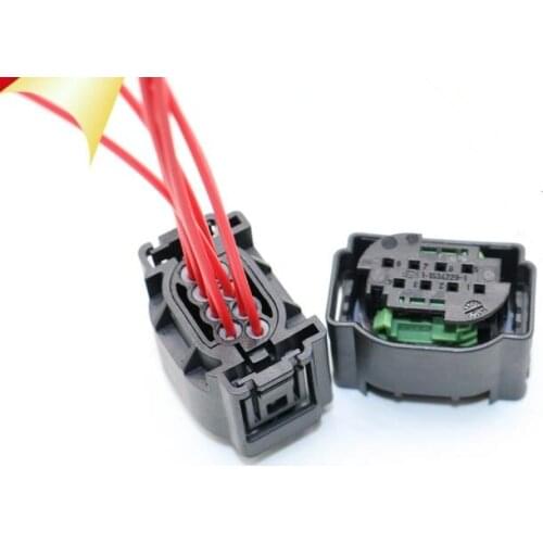 8 Pin/Way Lane Change Assist Controller Connector ACC Radar Module Probe Plug With Cable Pigtail For Audi Volkswagen 4F0972708