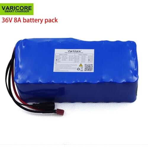 VariCore 36V 500watt 8Ah 10S4P 18650 Rechargeable battery pack ,modified Bicycles,electric vehicle 36V Protection with BMS