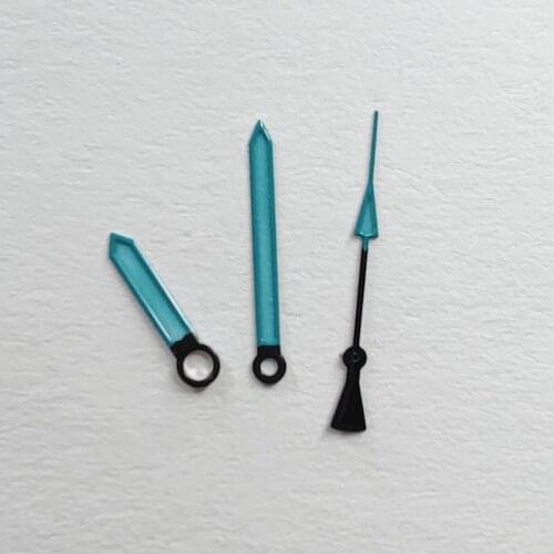 Watch accessories watch pointer NH35 pointer blue pointer green super luminous, suitable for NH35, NH36 movement NO.26