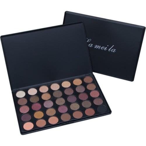 Brand Natural Matte Shimmer 35 Colors Makeup Eyeshadow Luminous Long-lasting Charming Eyes Powder Cosmetics In one palette