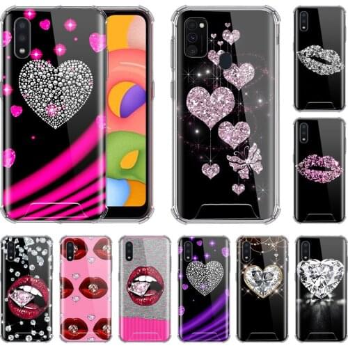 Phone Cover For Samsung Galaxy A50 A70 A40 A30 A20e A10 A10s A20s Soft Airbag Anti Fall Casos Cases Crystal Cool Diamond
