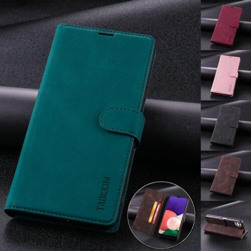 Wallet Skin Feel Fashion Leather Case For Samsung Galaxy A02S A12 A21S A22 A32 A41 A50 A51 A52 A70 A71 A72 S21/S20 Plus/Ultra/FE