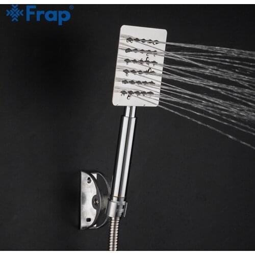 Frap stainless steel Hand Held Shower Head High Pressure Rain Shower Sprayer Set Water Saving New Design