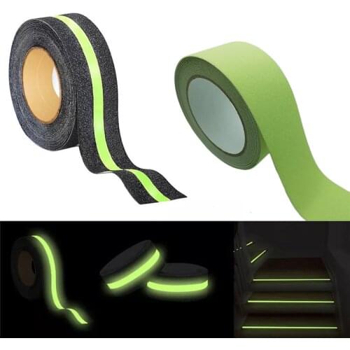 High-viscosity non-slip tape Luminous Tape Glowing Strip Stair Step Floor Tape Used Both Indoors & Outdoors Size 5*500 CM
