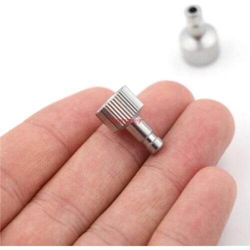 New 2pcs 1/8" Airbrush Silver Quick Disconnect Coupler Hose Connector Release Adapter Tools Accessories airbrush quick connect