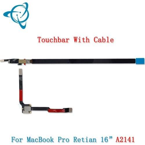 Shenyan Original Touch Bar For Macbook Pro Retina 16" A2141 Touchbar With Cable Replacement EMC 3347 2019 Year
