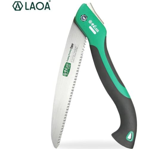 LAOA 10 Inch Folding Saw Portable Trimming Saw Folding Fruit Tree Pruning Garden Yard Tool