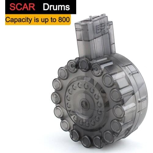 SCAR drum SCAR electric gel ball water gun outdoor live CS battle accessories Childrens toys II03