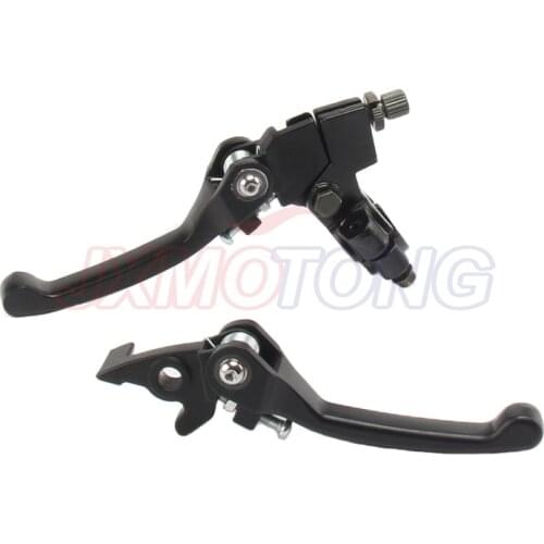 Aluminum Alloy Folding Clutch lever Brake Lever Fit To CRF KLX Pit Xmotos KAYO Pit Dirt Bike Parts Free Shipping