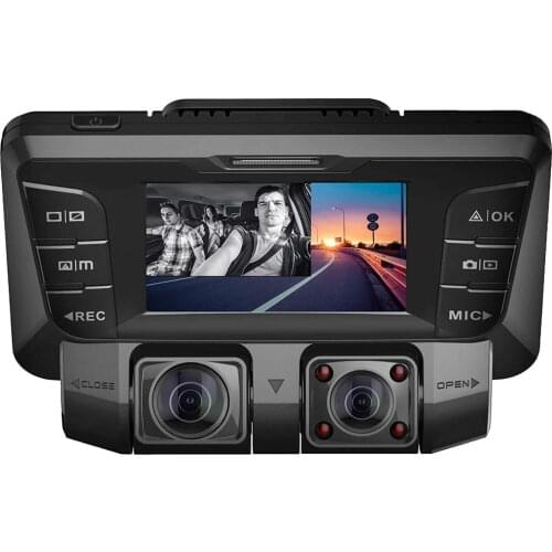4K Dash Cam hidden Wifi Car DVR Camera dual lens Dual Full 1080P for inside and outside car SONY IMX323 Car DVR Video Recorder