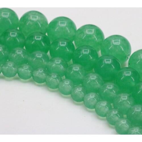 Light green aventurine 4/6/8/10/12mm loose beads round stone dimension optional 15inches DIY suitable jewelry making design