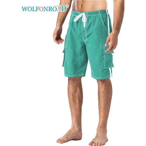 WOLFONROAD Men's Swimming Trunks