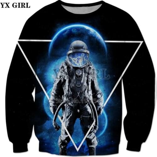 YX GIRL Drop shipping 2018 New Fashion Sweatshirt Dead Space Funny 3d Print Mens Womens Casual Long Sleeve Pullover