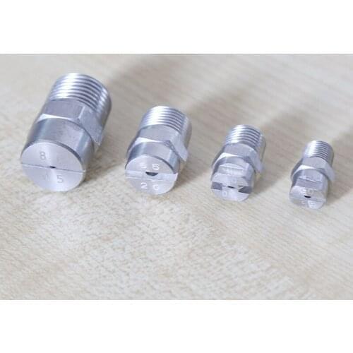 10 pcs/lot ) 1/2" SS304 vee jet flat fan spray nozzle, Industrial / factory cleaning, dust removal nozzle