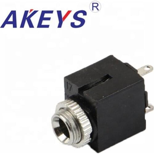 10 PCS PJ-301CM 3.5 earphone jack 3pin unthreaded hole insert without fixed pin diameter 3.5MM socket for micro usb outlet