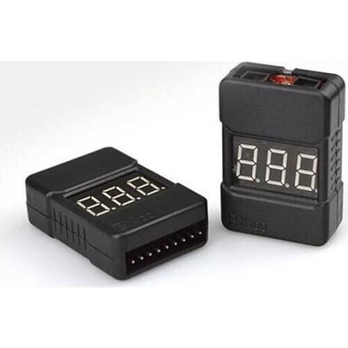 4pcs BX100 1-8S Lipo Battery Voltage Tester/ Low Voltage Buzzer Alarm/ Battery Voltage Checker with Dual Speakers