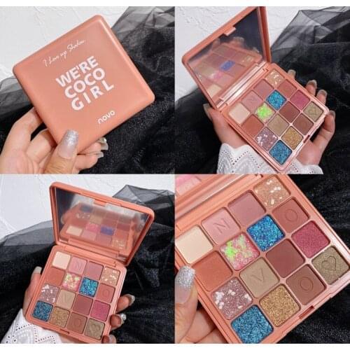9 Color Glitter Metallic EyeShadow Palette Nude Pigmented Shimmer Matte EyeShadow Pallete Shine Diamond Makeup Palette Cosmetic