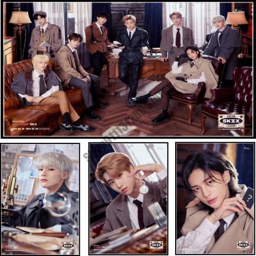 Diamond Mosaic Korean Singer Stray Kids Album Diamond Painting Embroidery Full Round Drill Room Decoration Cross Stitch Kits